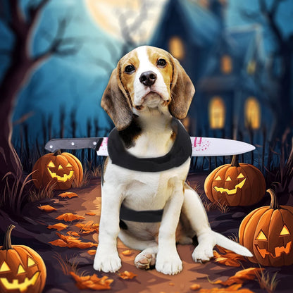 Halloween Knife Illusion Pet Costume